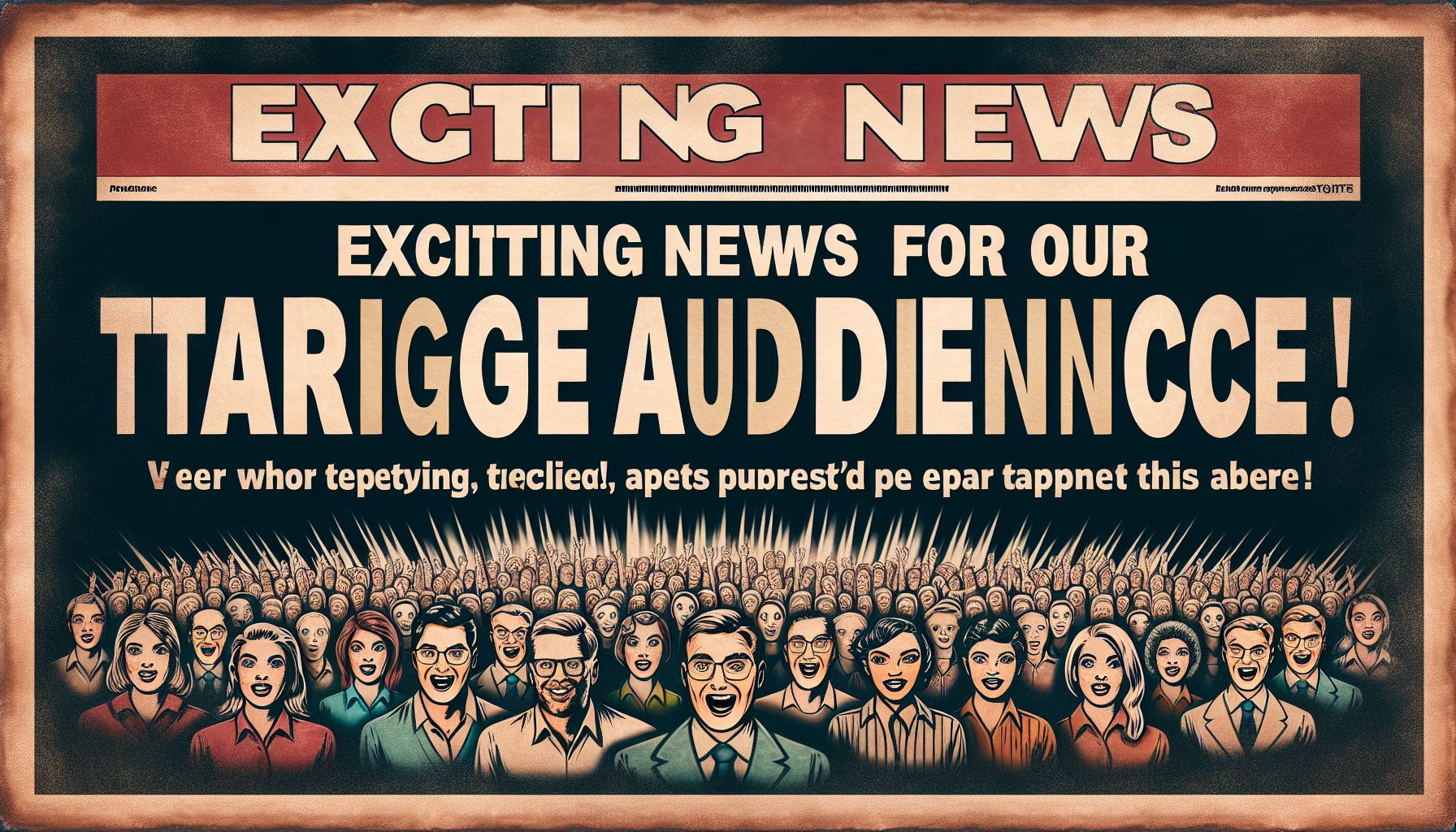Exciting News for Our Target Audience!